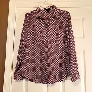 Womens' Ann Taylor Factory Multi-Color Blouse Sz. M